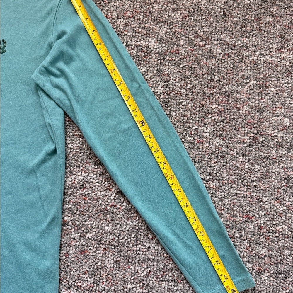 Lauren Ralph Lauren Teal Turtleneck Cotton Sweater Small bur fits oversized - Picture 5 of 8
